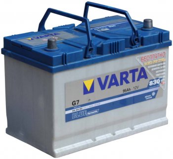 19 749 р. Аккумулятор VARTA Blue Dynamic 95Ач обратная полярность VARTA 6ст95(0) g7  с доставкой в г. Кемерово. Увеличить фотографию 1