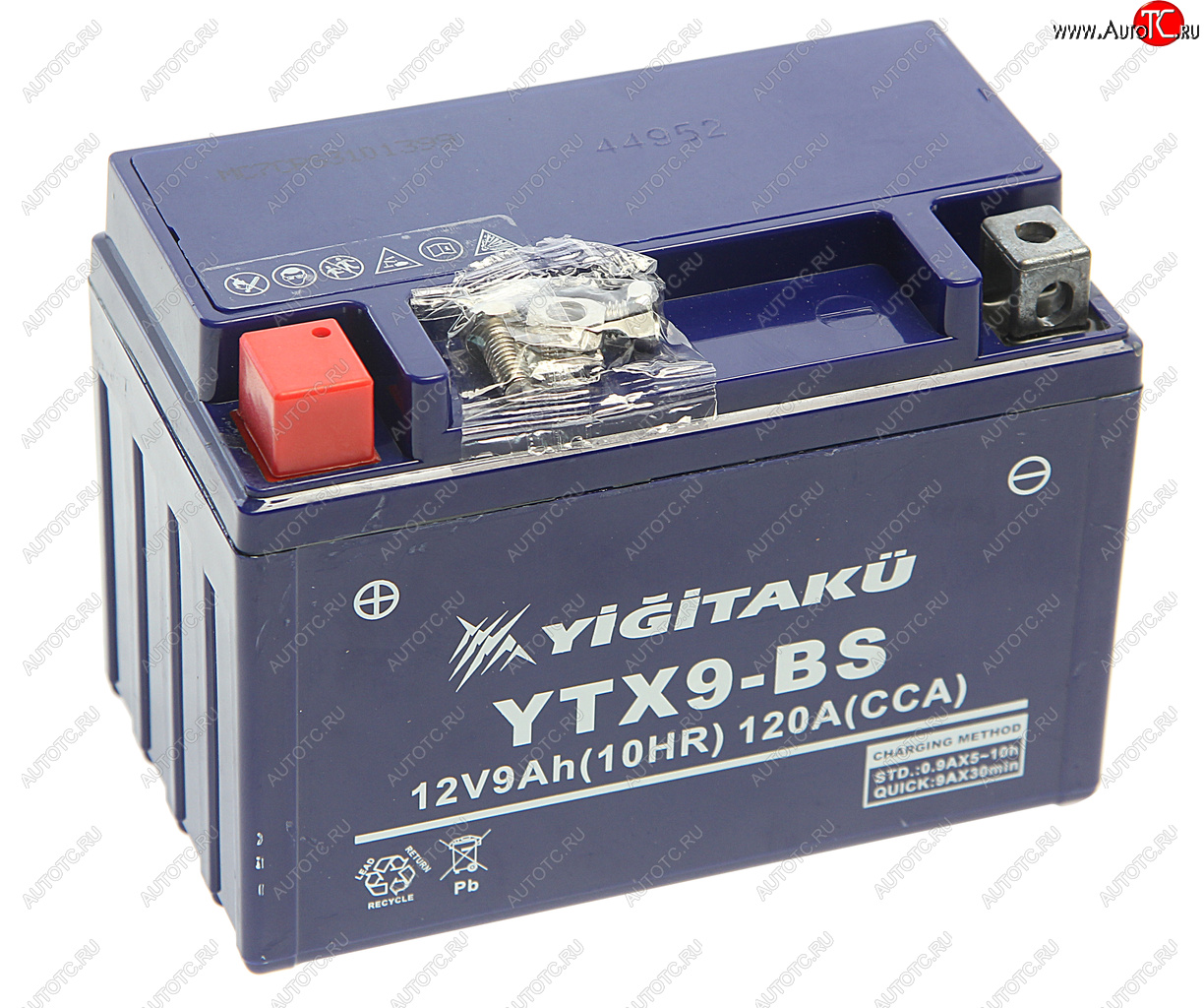 3 599 р. Аккумулятор YIGITAKU MOTO GEL 9А/ч MACPOWER 6ст9 ytx9-bs(mf) MACPOWER 6ст9 ytx9-bs(mf)  с доставкой в г. Кемерово
