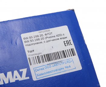 13 249 р. Фильтр топливный КАМАЗ-5490 грубой очистки (с 07.2015г.) UFI UFI 6w.55.288.20  с доставкой в г. Кемерово. Увеличить фотографию 6