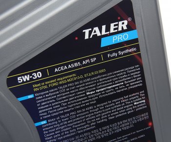 3 999 р. Масло моторное PRO A5B5 5W30 синт.4л TALER TALER 700413  с доставкой в г. Кемерово. Увеличить фотографию 2