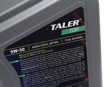 3 799 р. Масло моторное TOP C2C3 5W30 синт.4л TALER TALER 700415  с доставкой в г. Кемерово. Увеличить фотографию 2