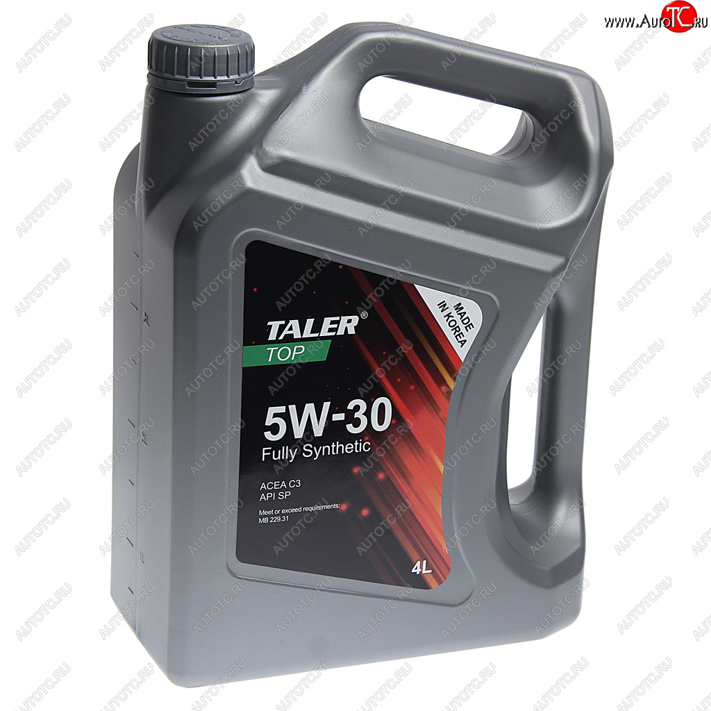 3 199 р. Масло моторное TOP C3 5W30 синт.4л TALER TALER 700416  с доставкой в г. Кемерово