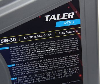 2 679 р. Масло моторное PRO SPGF-6 5W30 синт.4л TALER TALER 700417  с доставкой в г. Кемерово. Увеличить фотографию 2