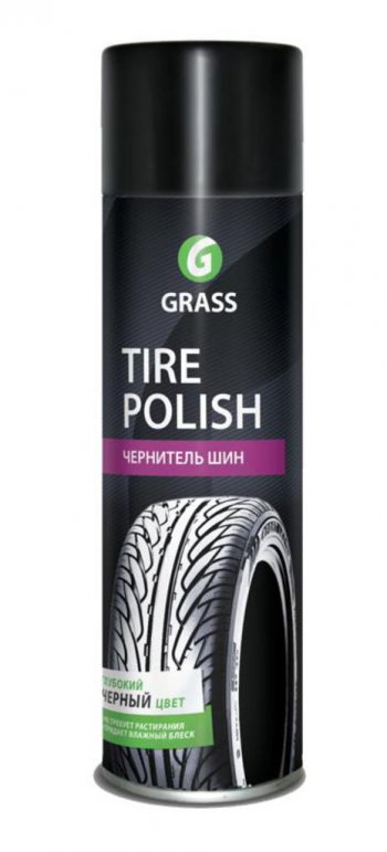 519 р. Чернитель шин 650мл аэрозоль Tire Polish GRASS GRASS 700670  с доставкой в г. Кемерово. Увеличить фотографию 1