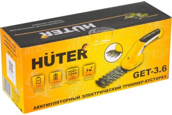 2 399 р. Кусторез (триммер) аккумуляторный 3.6В 1.5Ач HUTER HUTER 70128  с доставкой в г. Кемерово. Увеличить фотографию 10