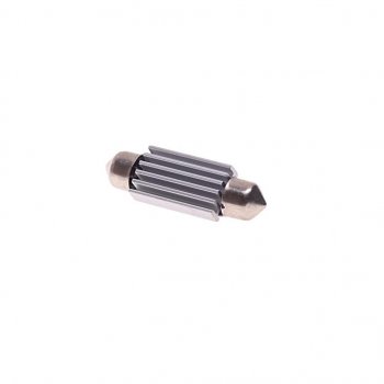 82 р. Лампа светодиодная 12V C5W SV8.5-8 6000K двухцокольная 4 светодиода с обманкой CANbus MEGAPOWER MEGAPOWER-AUTOMOTIVE 70232w  с доставкой в г. Кемерово. Увеличить фотографию 2
