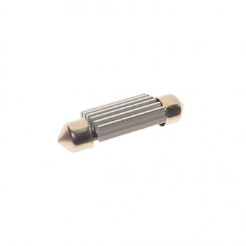 242 р. Лампа светодиодная 24V C5W SV8.5-8 6000K двухцокольная 6 светодиодов MEGAPOWER MEGAPOWER-AUTOMOTIVE 70253w-24  с доставкой в г. Кемерово. Увеличить фотографию 2
