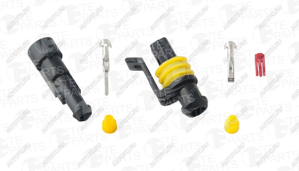 260 р. Разъем IVECO электрический (1-о контактный) (7810017+7810016) TE PARTS TE PARTS 7110033  с доставкой в г. Кемерово