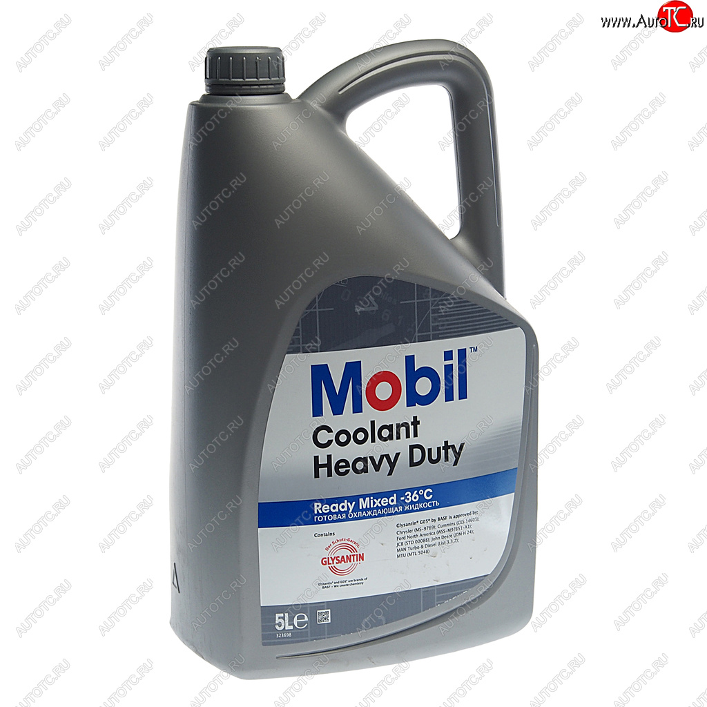 4 299 р. Антифриз желтый 5л COOLANT HEAVY DUTY MOBIL MOBIL 720943  с доставкой в г. Кемерово