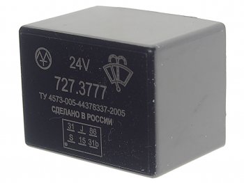 439 р. Реле стеклоочистителя МАЗ 24V ЭНЕРГОМАШ ЭНЕРГОМАШ 727.3777  с доставкой в г. Кемерово. Увеличить фотографию 1