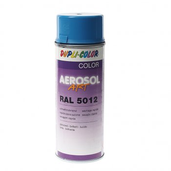 254 р. Краска голубая глянцевая 400мл RAL5012 DUPLI COLOR DUPLI COLOR 733017  с доставкой в г. Кемерово. Увеличить фотографию 1