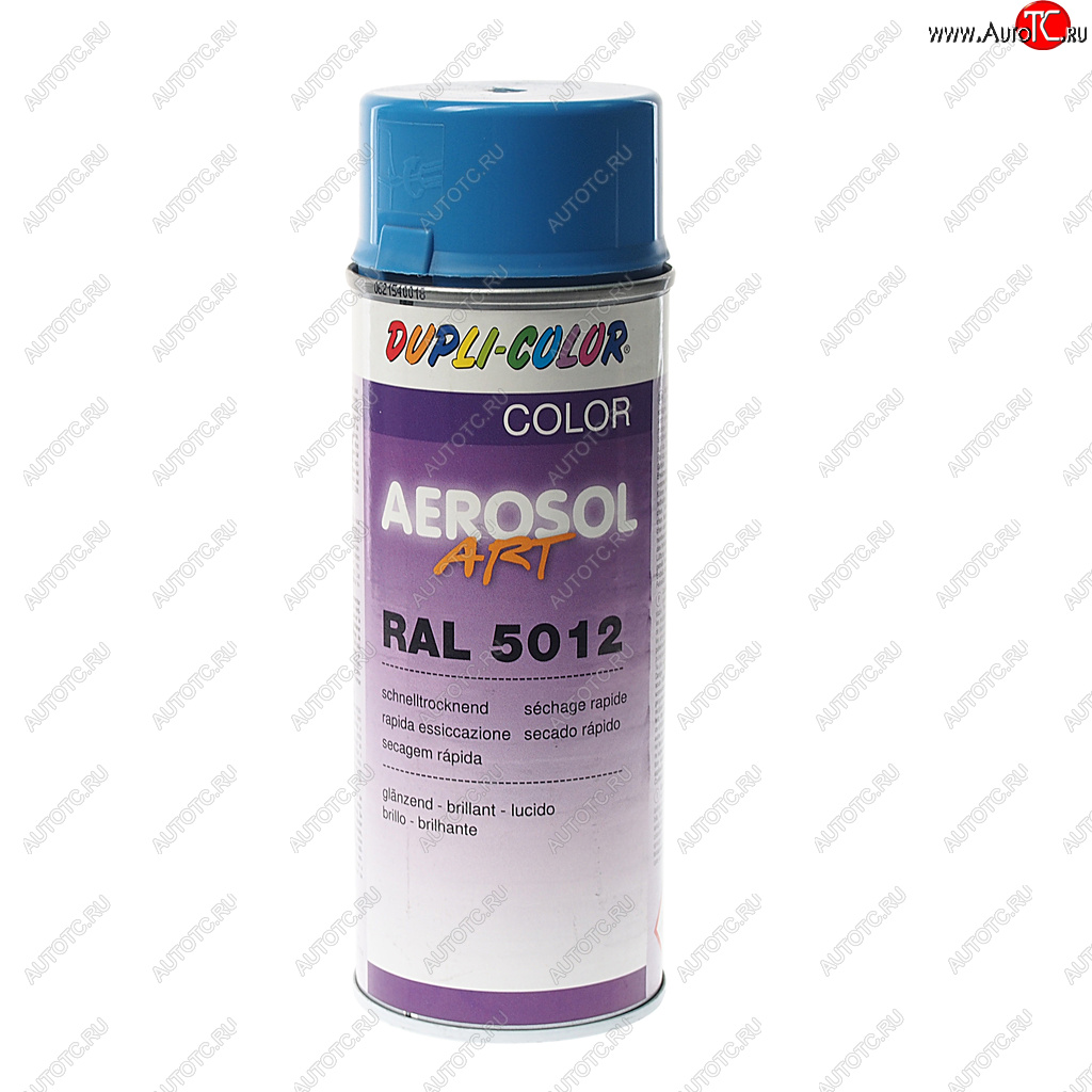 254 р. Краска голубая глянцевая 400мл RAL5012 DUPLI COLOR DUPLI COLOR 733017  с доставкой в г. Кемерово