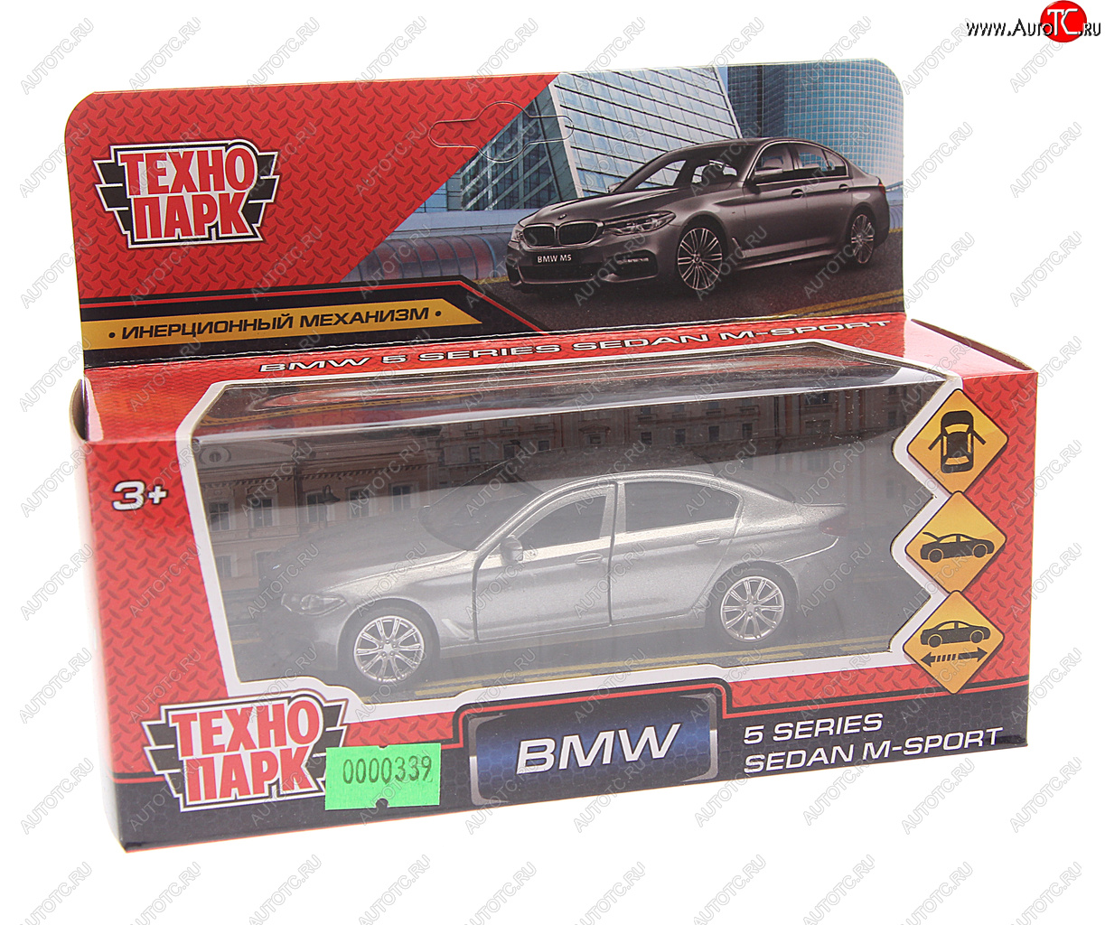 899 р. Модель автомобиля BMW 5 металлическая ТЕХНОПАРК ТЕХНОПАРК 736948  с доставкой в г. Кемерово