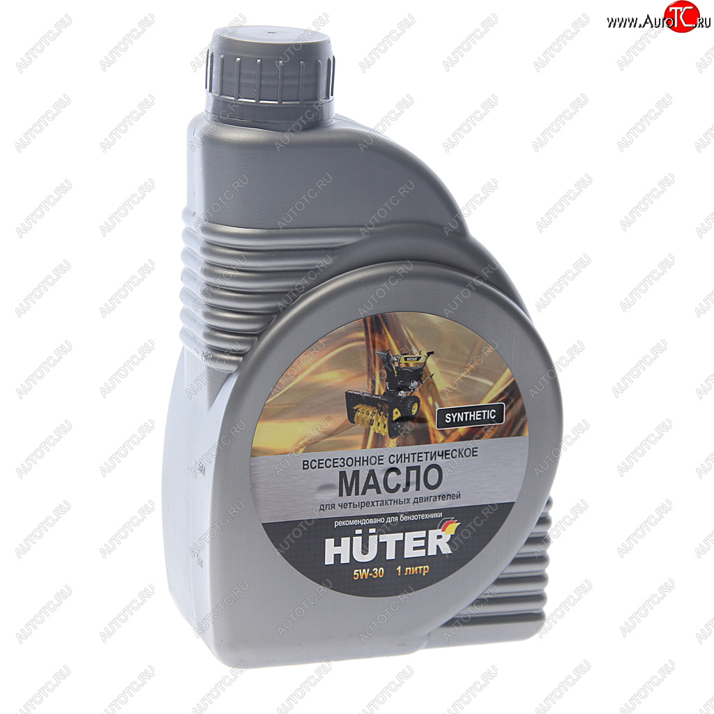 649 р. Масло моторное для 4-х тактных двигателей 4T 5W30 синт.1л HUTER HUTER 73812  с доставкой в г. Кемерово