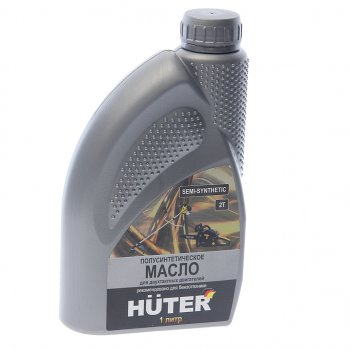 449 р. Масло моторное для 2-х тактных двигателей 2T псинт.1л HUTER HUTER 73832  с доставкой в г. Кемерово. Увеличить фотографию 1
