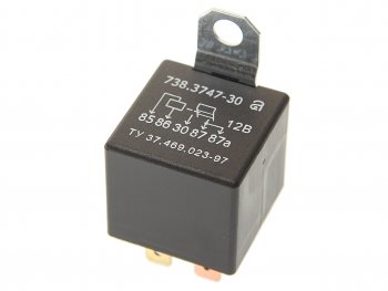 319 р. Реле электромагнитное 12V 5-ти контактное 6520А замык. с кронштейном АВАР АВАР 738.3747-30  с доставкой в г. Кемерово. Увеличить фотографию 1