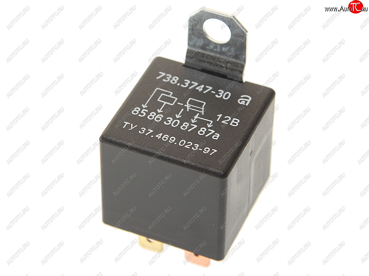 319 р. Реле электромагнитное 12V 5-ти контактное 6520А замык. с кронштейном АВАР АВАР 738.3747-30  с доставкой в г. Кемерово