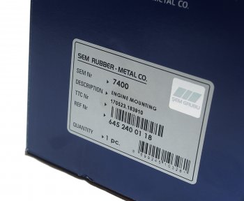 4 949 р. Опора КПП MERCEDES задняя SE-M SE-M 7400 SE-M 7400  с доставкой в г. Кемерово. Увеличить фотографию 4