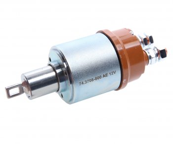2 189 р. Реле втягивающее МТЗ дв.Д-243,245,260 12V AVTOELECTRICA AVTOELECTRICA 74.3708-800 ае AVTOELECTRICA 74.3708-800 ае  с доставкой в г. Кемерово. Увеличить фотографию 1