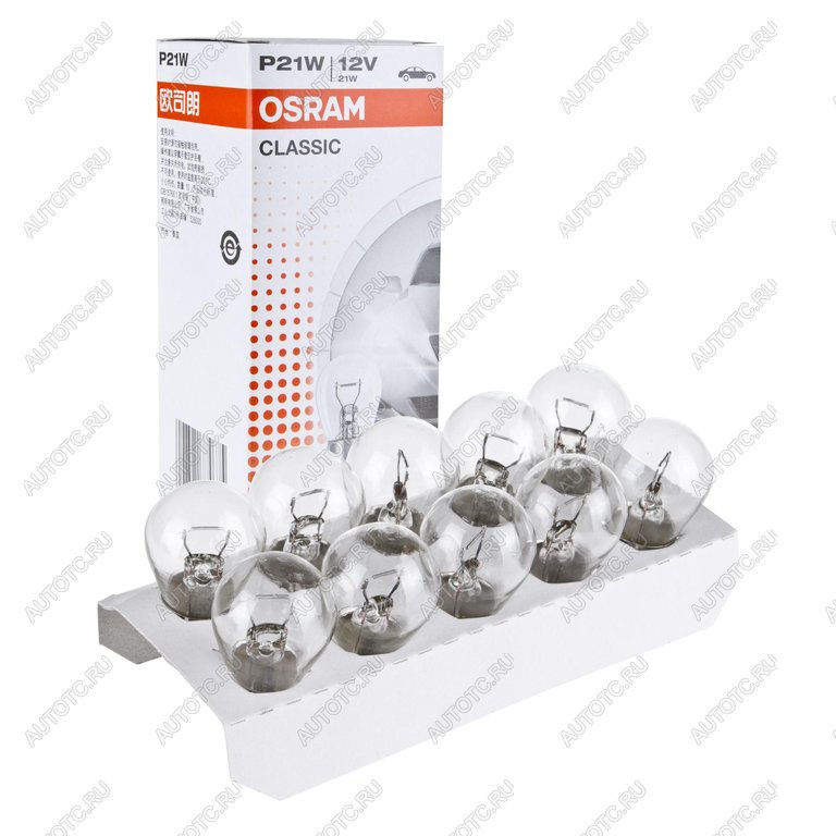 46 р. Лампа 12V P21W BA15s OSRAM OSRAM 7506clc  с доставкой в г. Кемерово