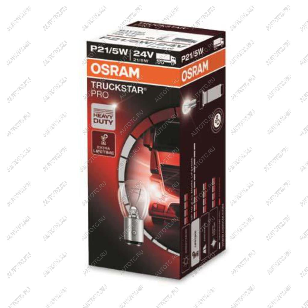 139 р. Лампа 24V P215W BAY15d +100% Truckstar Pro OSRAM OSRAM 7537tsp  с доставкой в г. Кемерово