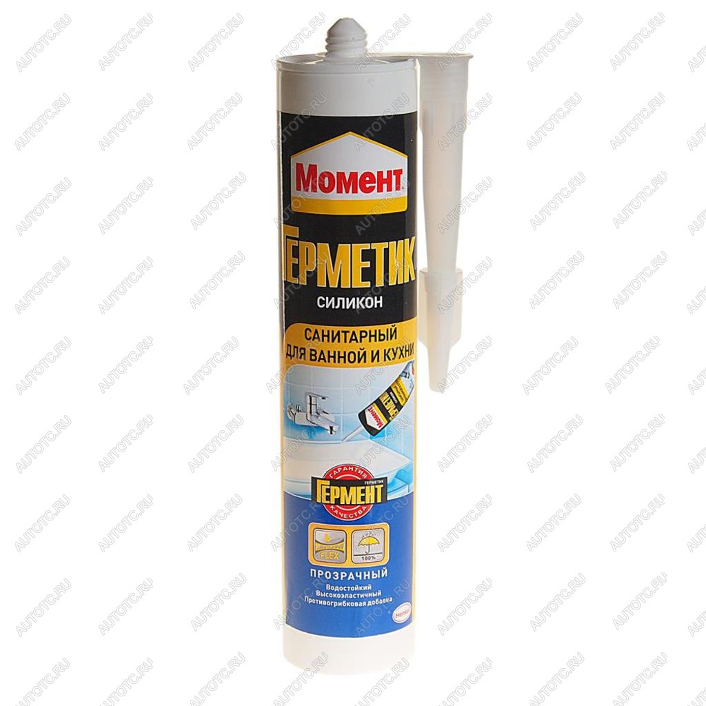 549 р. Герметик санитарный прозрачный 280мл МОМЕНТ HENKEL 756786  с доставкой в г. Кемерово