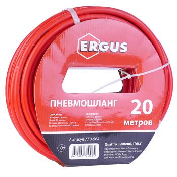 2 899 р. Шланг компрессора 6х11мм 20м ПВХ армированный Euro QUATTRO ELEMENTI QUATTRO ELEMENTI 770-964  с доставкой в г. Кемерово. Увеличить фотографию 1