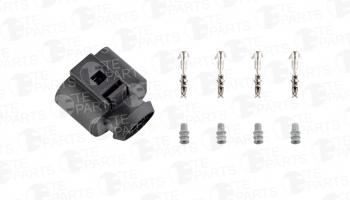 349 р. Разъем VW AUDI SEAT SKODA электрический (4-х контактный) TE PARTS TE PARTS 7740423  с доставкой в г. Кемерово. Увеличить фотографию 1