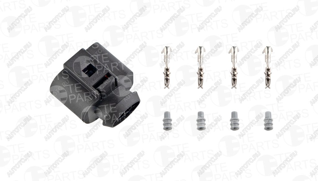 349 р. Разъем VW AUDI SEAT SKODA электрический (4-х контактный) TE PARTS TE PARTS 7740423  с доставкой в г. Кемерово
