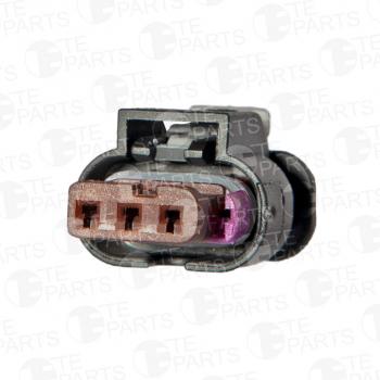 619 р. Разъем VW AUDI SEAT SKODA электрический (3-х контактный) TE PARTS TE PARTS 7747066  с доставкой в г. Кемерово. Увеличить фотографию 3