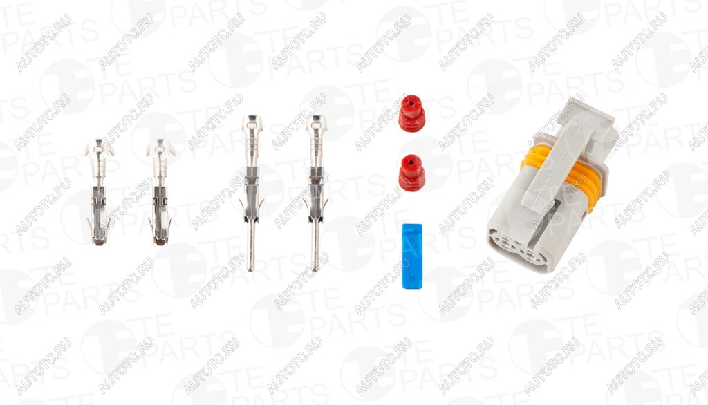 1 099 р. Разъем VOLVO MAN электрический (2-х контактный) TE PARTS TE PARTS 7790145  с доставкой в г. Кемерово