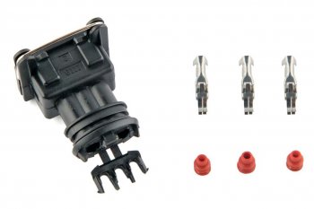 389 р. Разъем MAN DAF электрический (3х контактный, 3 уплотнения) TE PARTS TE PARTS 7810051  с доставкой в г. Кемерово. Увеличить фотографию 3