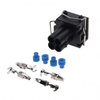 579 р. Разъем VW AUDI SEAT SKODA электрический (4-х контактный) TE PARTS TE PARTS 7810140  с доставкой в г. Кемерово. Увеличить фотографию 2