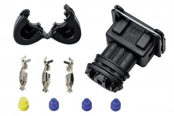799 р. Разъем RENAULT VOLVO электрический (3-х контактный) TE PARTS TE PARTS 7810378  с доставкой в г. Кемерово. Увеличить фотографию 3
