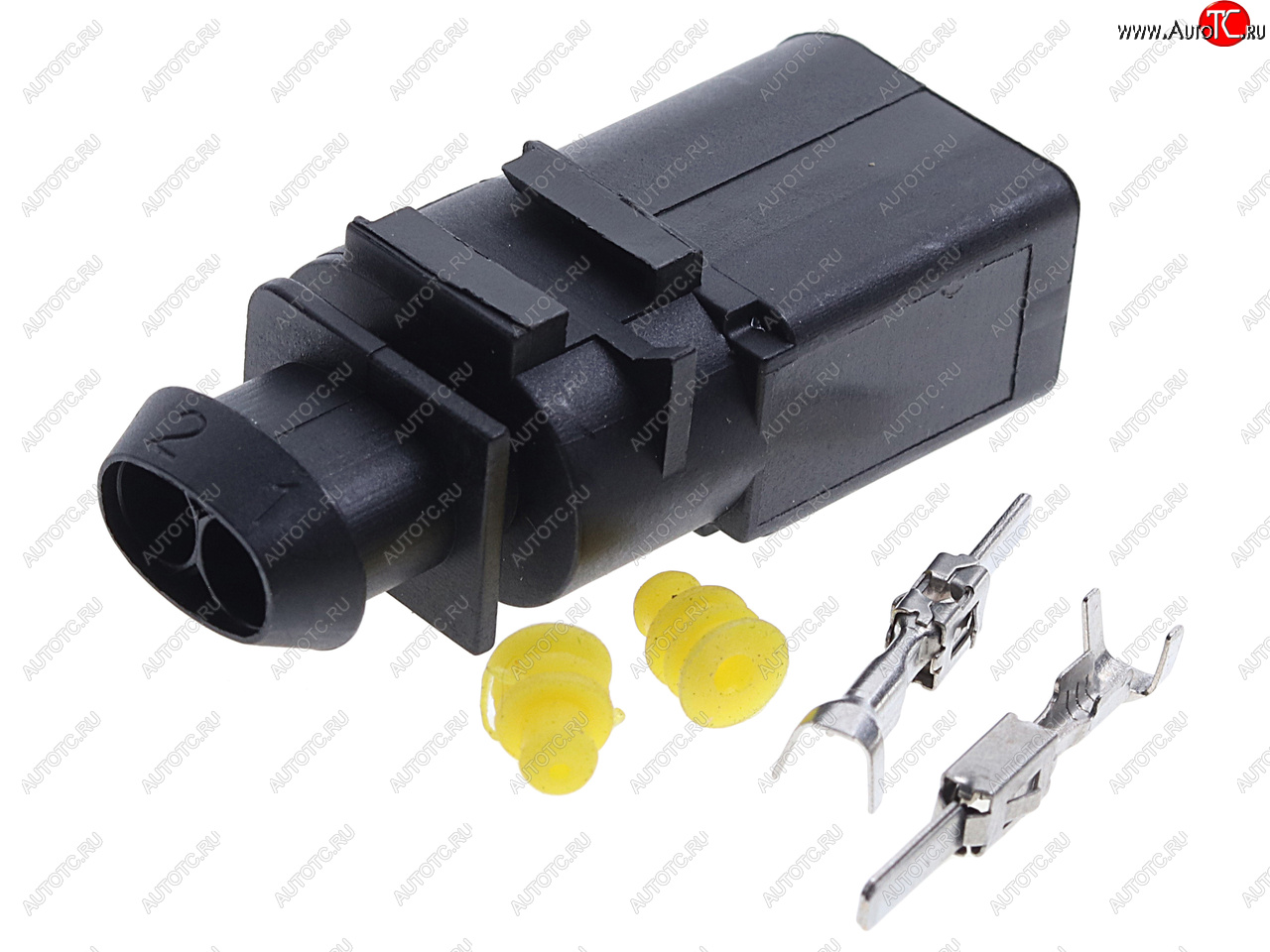 559 р. Разъем VW AUDI SEAT SKODA электрический (2-х контактный) (ответная часть 7810636) TE PARTS TE PARTS 7810637  с доставкой в г. Кемерово
