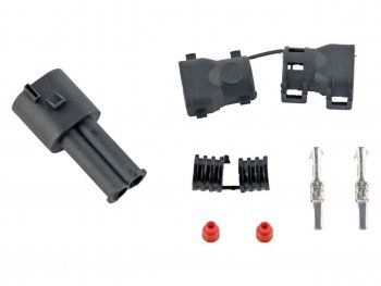 399 р. Разъем MAN VW DAF электрический (2х контактный) TE PARTS TE PARTS 7811439  с доставкой в г. Кемерово. Увеличить фотографию 1