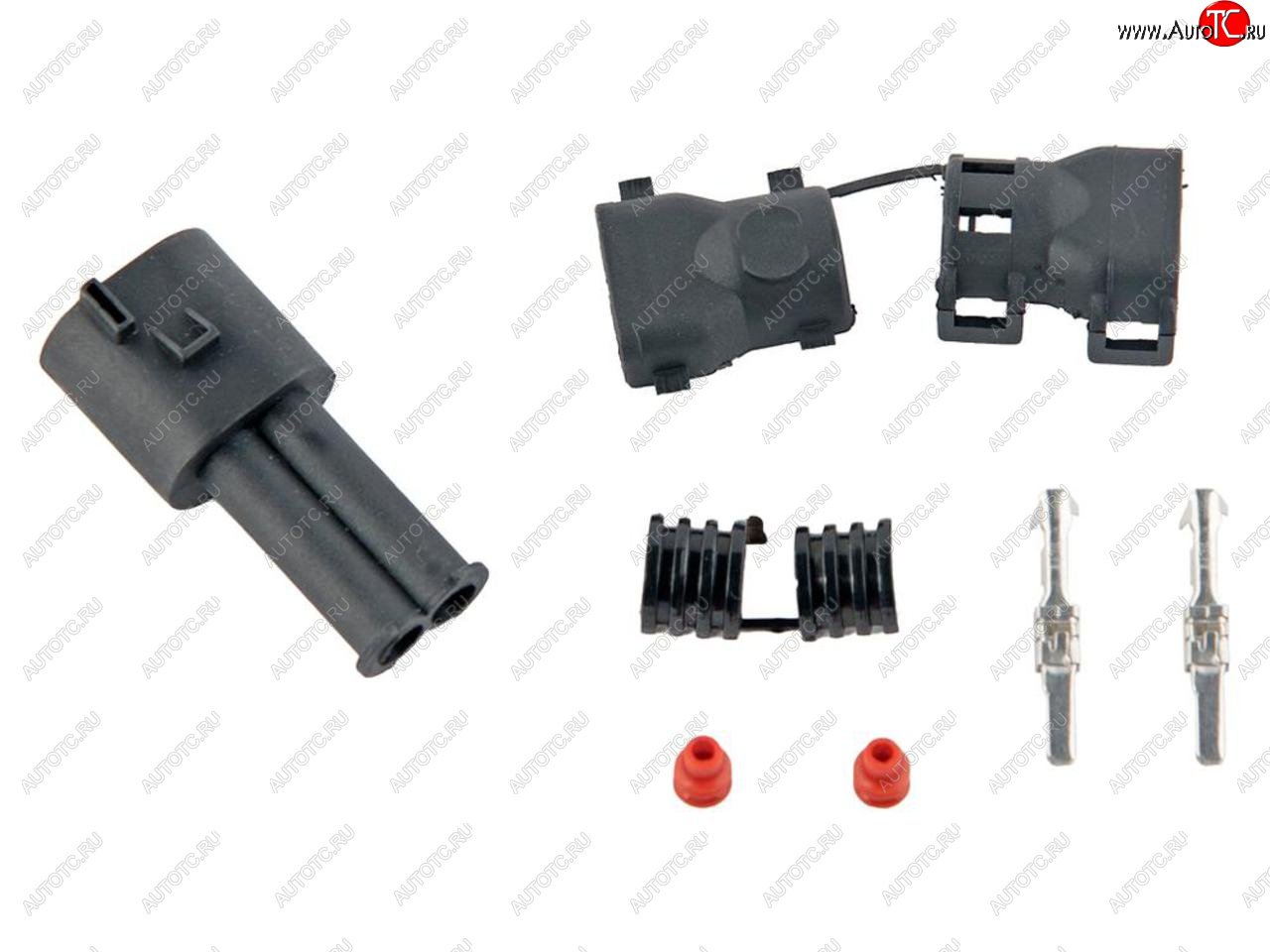 399 р. Разъем MAN VW DAF электрический (2х контактный) TE PARTS TE PARTS 7811439  с доставкой в г. Кемерово