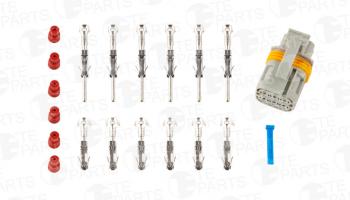 1 179 р. Разъем MAN электрический (6-ти контактный) TE PARTS TE PARTS 7811642  с доставкой в г. Кемерово. Увеличить фотографию 1