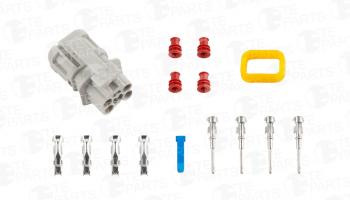 549 р. Разъем MAN электрический (4-х контактный) серый TE PARTS TE PARTS 7811644  с доставкой в г. Кемерово. Увеличить фотографию 1