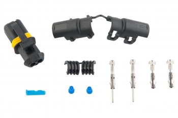 389 р. Разъем DAF электрический (2х контактный) TE PARTS TE PARTS 7811688  с доставкой в г. Кемерово. Увеличить фотографию 3