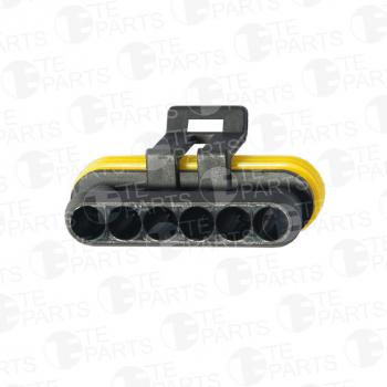 299 р. Разъем IVECO электрический (6-ти контактный) (ответная часть 7813062) TE PARTS TE PARTS 7813067  с доставкой в г. Кемерово. Увеличить фотографию 2