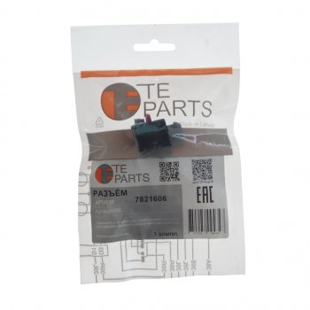 319 р. Разъем HYUNDAI VAG электрический (6-ти контактный) TE PARTS TE PARTS 7821606  с доставкой в г. Кемерово. Увеличить фотографию 3