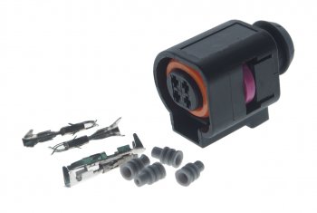 339 р. Разъем VAG электрический (4-х контактный) TE PARTS TE PARTS 7821624  с доставкой в г. Кемерово. Увеличить фотографию 2