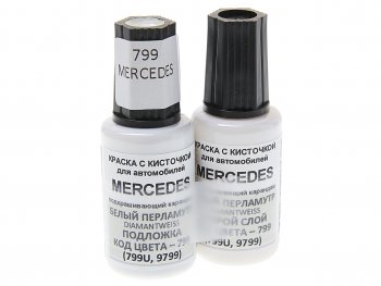 699 р. Краска с кистью 20мл MERCEDES 799 2-х компонентная PODKRASKA PODKRASKA 799  с доставкой в г. Кемерово. Увеличить фотографию 1