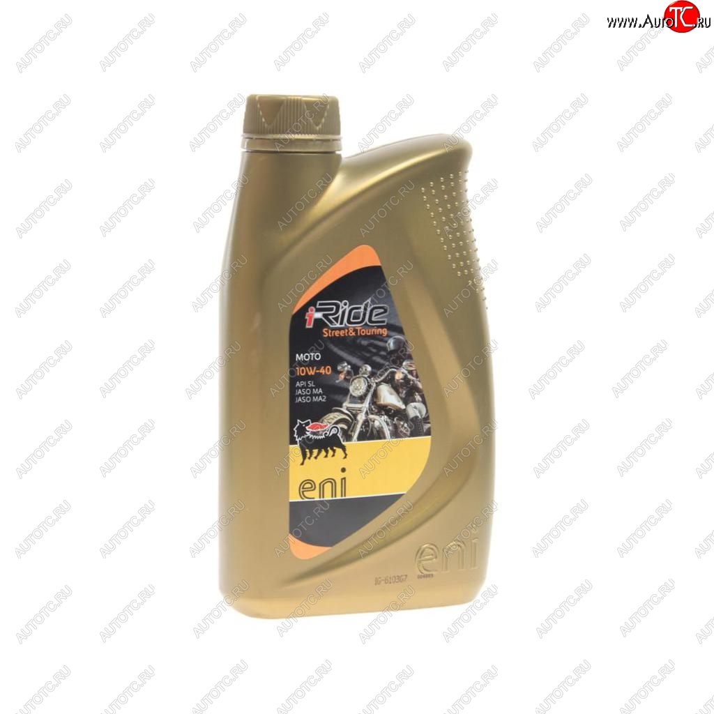 1 299 р. Масло моторное для 4-х тактных двигателей I-RIDE MOTO 10W40 псинт.1л ENI ENI 8003699008564  с доставкой в г. Кемерово