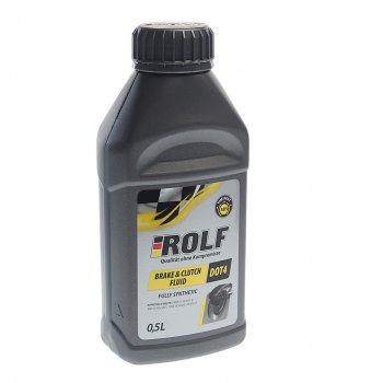 255 р. Жидкость тормозная DOT-4 0.5л ROLF ROLF 800761 ROLF 800761  с доставкой в г. Кемерово. Увеличить фотографию 1