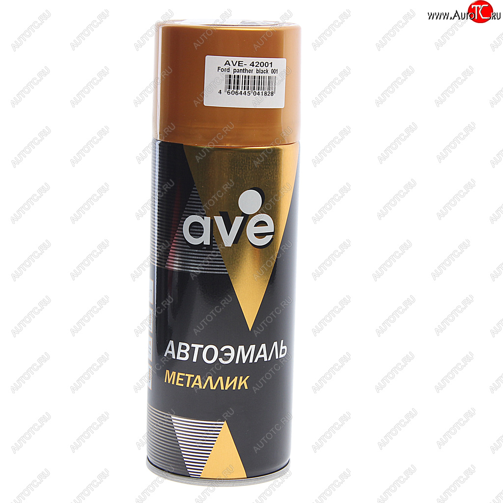 459 р. Краска Panther black металлик аэрозоль 520мл AVE AVE 80128510  с доставкой в г. Кемерово