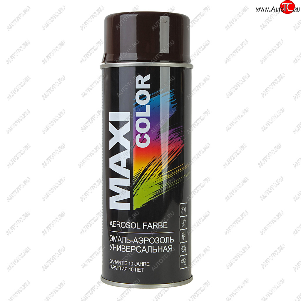 449 р. Краска коричнево-шоколадная аэрозоль 400мл MAXI COLOR MAXI COLOR 8017mx  с доставкой в г. Кемерово