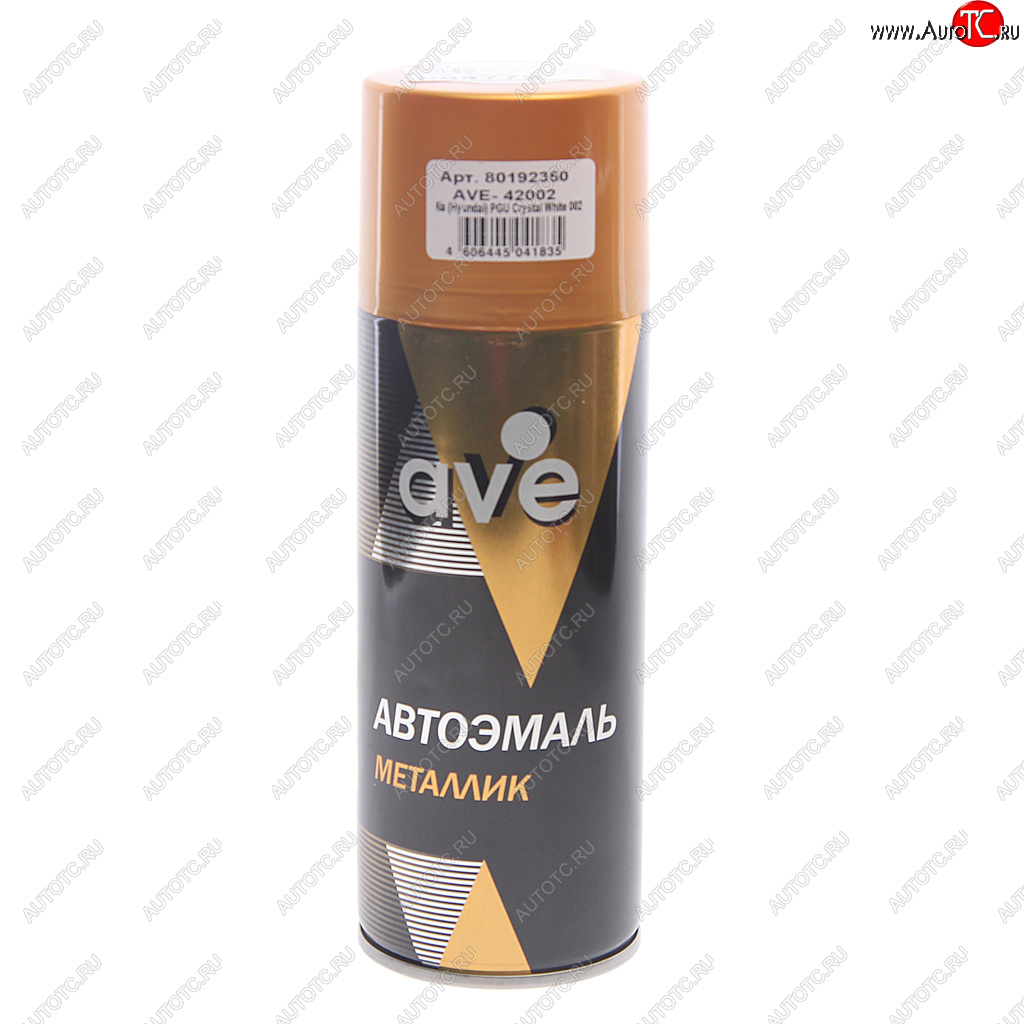 479 р. Краска PGU Crystal White металлик аэрозоль 520мл AVE AVE 80192350  с доставкой в г. Кемерово
