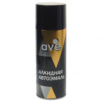 339 р. Краска 601 черная аэрозоль 520мл AVE AVE 80306010  с доставкой в г. Кемерово. Увеличить фотографию 1